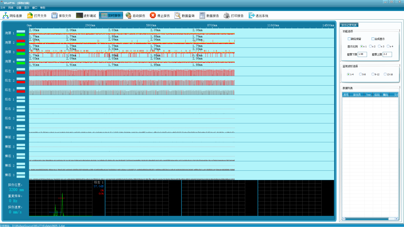 无锡凯毅超声波系统数据分析